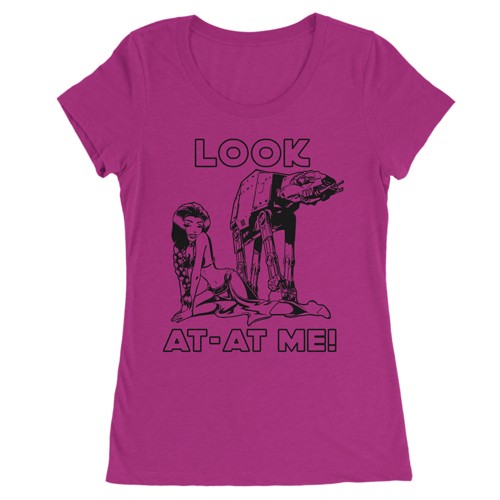 "Look AT-AT Me!" damski t-shirt