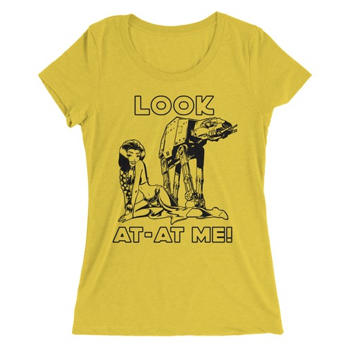 "Look AT-AT Me!" damski t-shirt