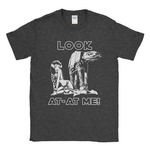 "Look AT-AT Me!" męski t-shirt