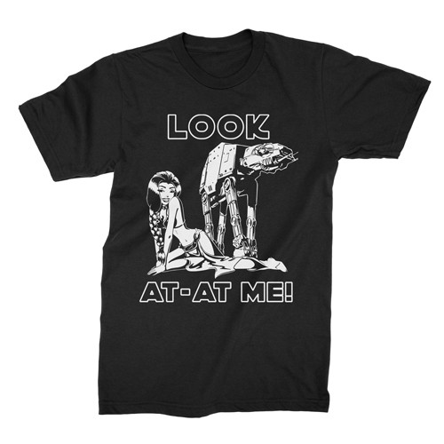 "Look AT-AT Me!" męski t-shirt slim