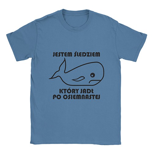 "Jestem Śledziem Który..." męski t-shirt